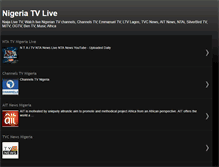 Tablet Screenshot of nigeriatv.net
